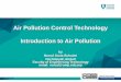 Air Pollution Control Technology Introduction to Air Pollution