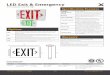 LED Exit & Emergency - dcsupplyinc.net