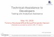 Technical-Assistance to Developers - Energy