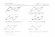 Pre-AP Geometry Name: Worksheet 5.8: Properties of 