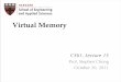 Virtual Memory - Harvard University
