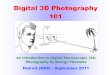 Digital 3D Photography 101