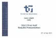 TR 1H 12 presentation results - tecnicasreunidas.es