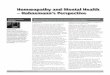 Homœopathy and Mental Health – Hahnemann’s Perspective
