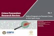 Crime Prevention Research Review: Police ... - COPS OFFICE