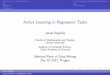 Active Learning in Regression Tasks - cvut.cz