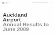 Auckland Airport Annual Results to June 2009