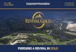 Revival Gold Corporate Presentation