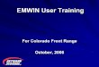EMWIN User Training - UDFCD