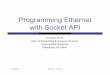 Programming Ethernet with Socket API
