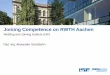 Joining Competence on RWTH Aachen - AMAP