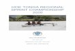 HOE TONGA REGIONAL SPRINT CHAMPIONSHIP 2020