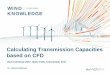 Calculating Transmission Capacities based on CFD