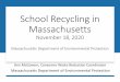 School Recycling in Massachusetts