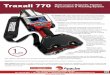 Traxall 770 Pig Location & Tracking System Multi-source 