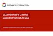 2022 Multicultural Calendar | Calendrier multiculturel 2022