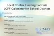 Local Control Funding Formula LCFF Calculator for School 