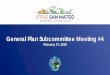 General Plan Subcommittee Meeting #4
