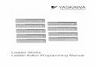Ladder Editor Programming Manual - Yaskawa