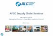AFGC Supply Chain Seminar Michael Kilgariff Managing 