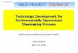 Technology Development for Environmentally Harmonized 
