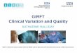 GIRFT Clinical Variation and Quality