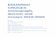 EDUARDO CRUCES monograph, dossier and essays 2010-2020