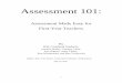 Assessment 101 - ed