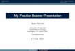 My Practice Beamer Presentation - Isaac Racine's Personal 
