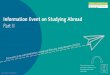 Information event on studying abroad Part II - uni-weimar.de