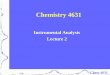 Instrumental Analysis Lecture 2 - chemistry.unt.edu