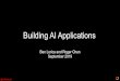 Building AI Applications - O'Reilly Media