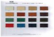 ECO LORICA no limits for designers COLOR CARD SUABLE a a 