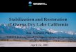 Stabilization and Restoration of Owens Dry Lake California