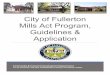 Mills Act Program Guidelines - Fullerton Heritage