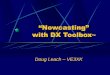 Nowcasting with DX Toolbox™