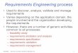 Requirements Engineering process - DidatticaWEB