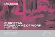 EUROPEAN PROGRAMME OF WORK
