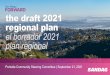 the draft 2021 regional plan el borrador 2021 plan regional