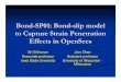 Bond -SP01: Bond -slip model to Capture Strain Penetration 