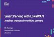Smart Parking with LoRaWAN