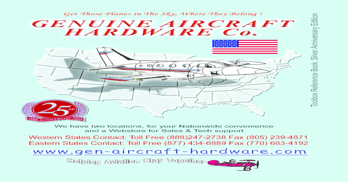 Genuine Aircraft Hardware Catalog