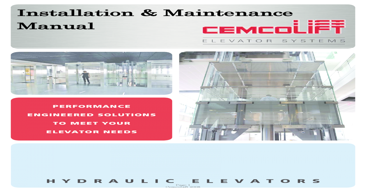 Cemcolift IM Manual - 